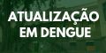 Arte: Alexandre Magno Selo na cor verde escuro escrito em branco: Atualização em dengue