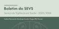 Boletim do Serviço de Vigilância em Saúde do INI, anos 2023 e 2024