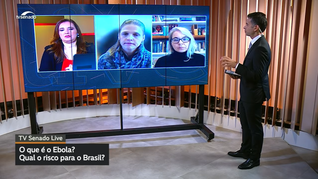 Pesquisadora do INI/Fiocruz analisa riscos do vírus Ebola na TV Senado