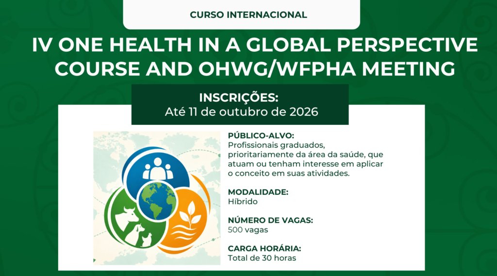 INI/Fiocruz realiza curso internacional sobre Uma Só Saúde