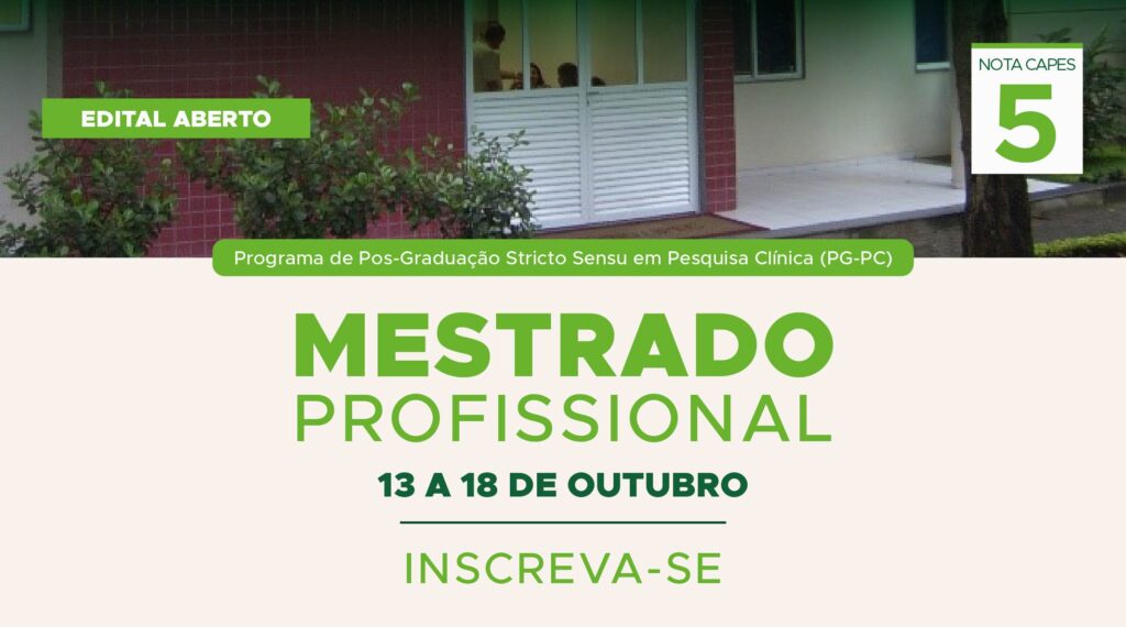Mestrado Profissional 2027 do INI/Fiocruz abre inscrições